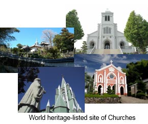 World heritage-listed site of Churches